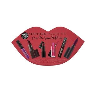 Sephora Favorites Give Me Some Bold Lip 6 Piece Set 2016 Limited Edition NWT